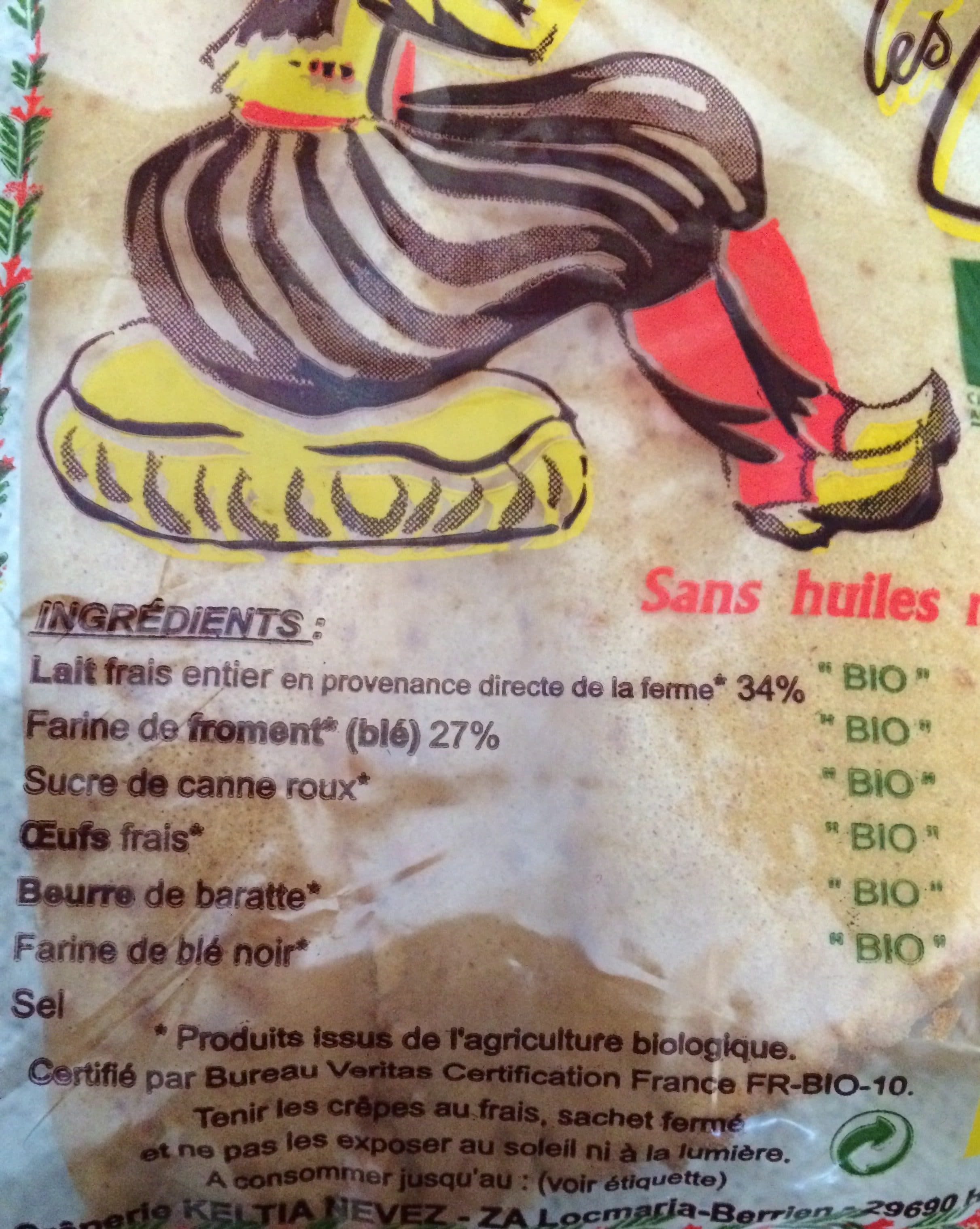 Keltia Nevez 12 Crêpes de froment bio packshot