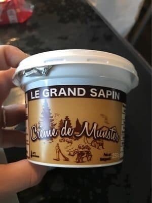 Le Grand Sapin Crème de munster packshot