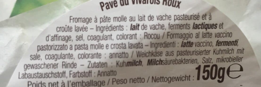 Fromagerie Guilloteau Pavé du vivarois roux packshot