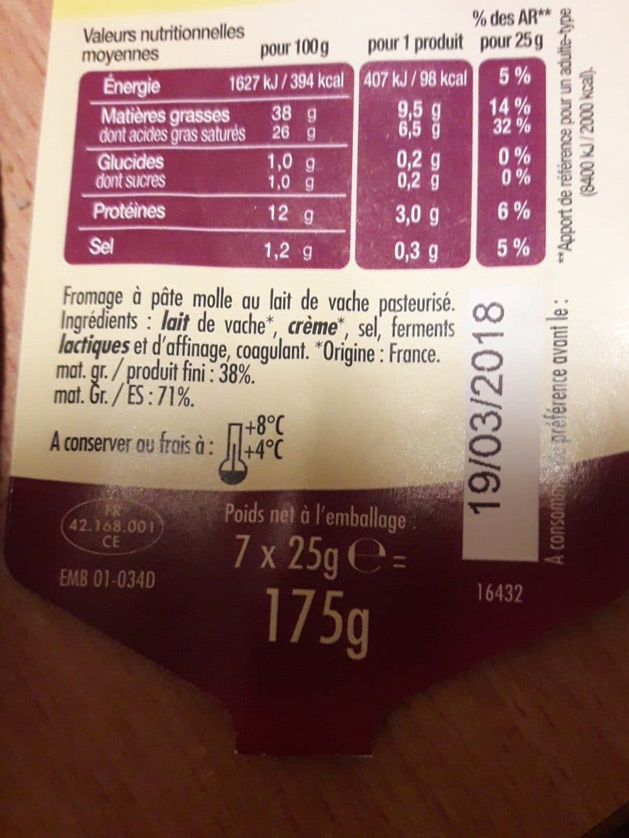 Pavé d'Affinois Pavé d'affinois secret packshot