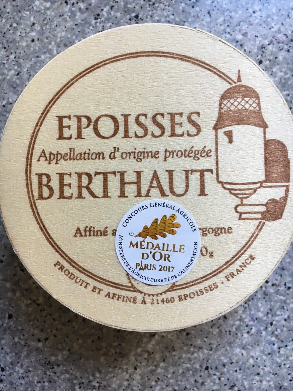 Berthaut Epoisses AOP Affiné au Marc de Bourgogne packshot