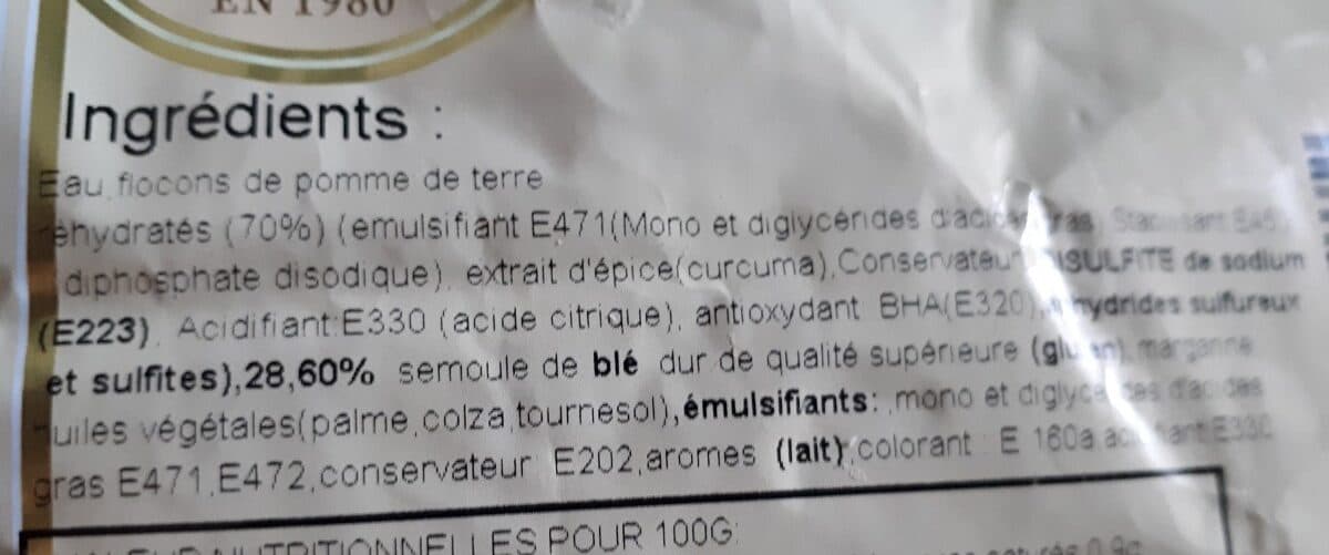 Robert Esposito Gnocchi pomme de terre packshot