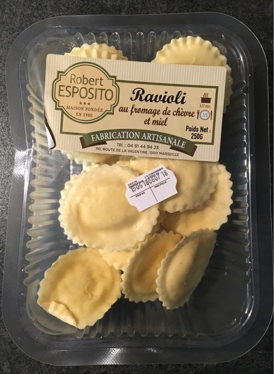 Robert Esposito Ravioli au Fromage de Chèvre et Miel packshot