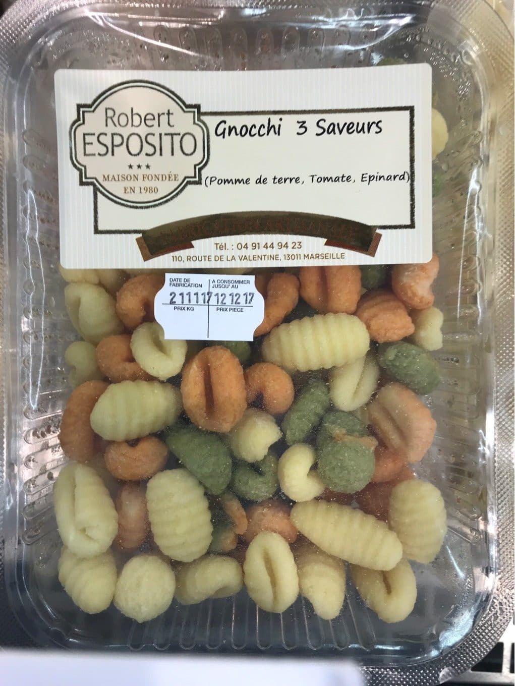 Robert esposito Gnocchi 3 saveurs packshot