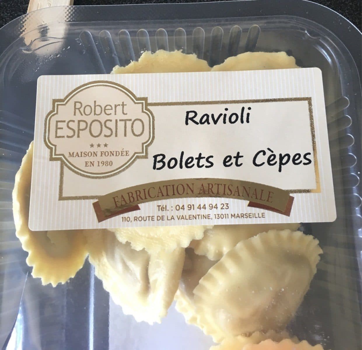 Robert Esposito Ravioli Bolets et Cèpes packshot