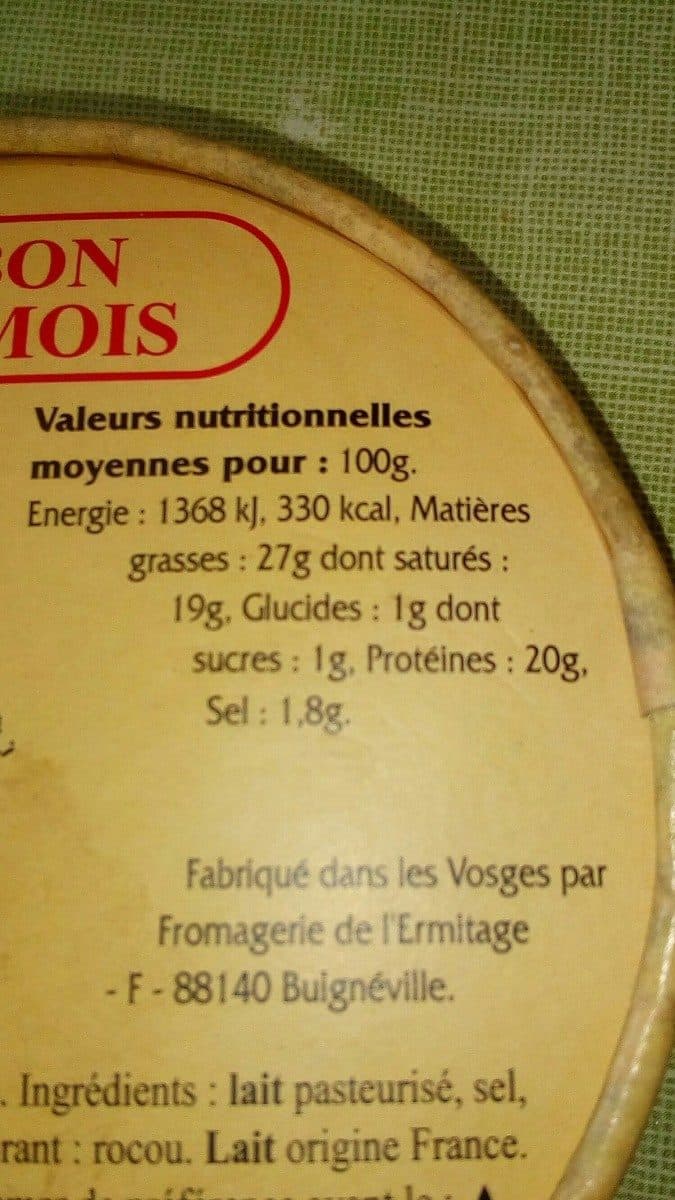 Ermitage Ermitage, Fromage a pate molle, Le Bon Dormois packshot