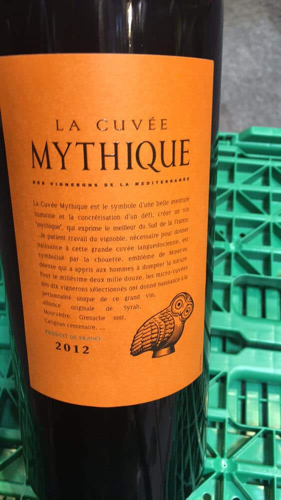 Open Food Facts Pays D'Oc La Cuvée Mythique 2012 packshot