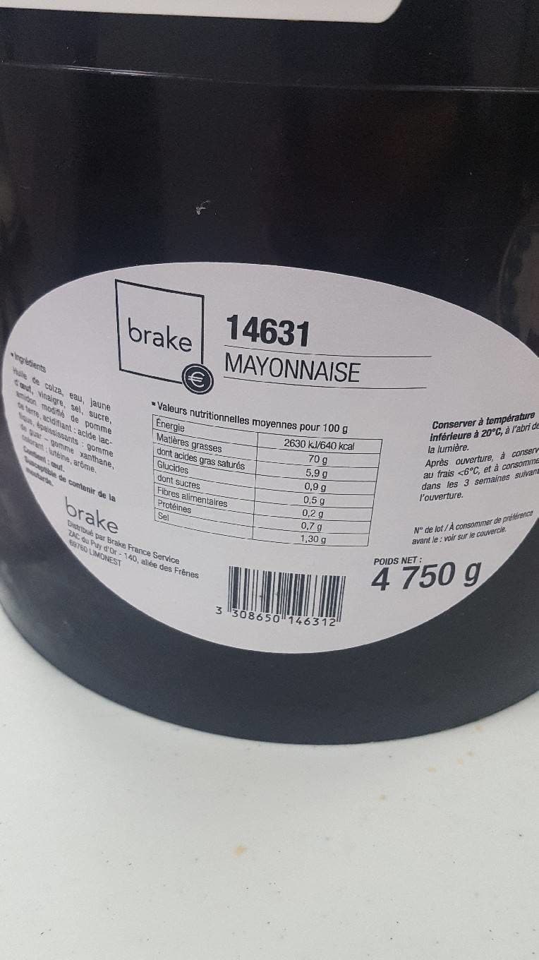 Brake Mayonnaise packshot