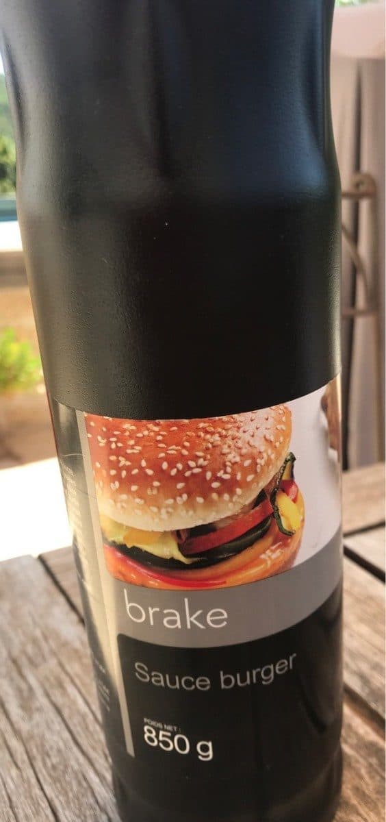 Brake Sauce burger packshot