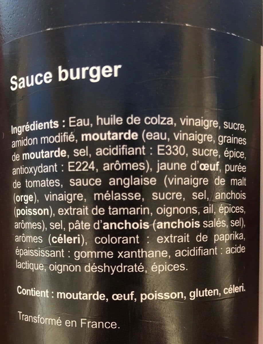 Brake Sauce burger packshot