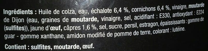 Brake Sauce Tartare packshot