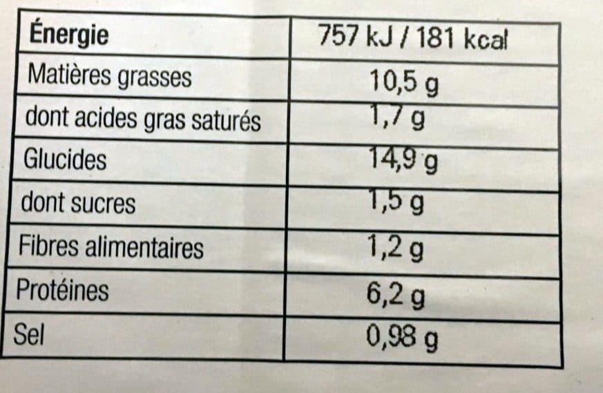 Open Food Facts Salade de Farfalles au Poulet Rôti packshot