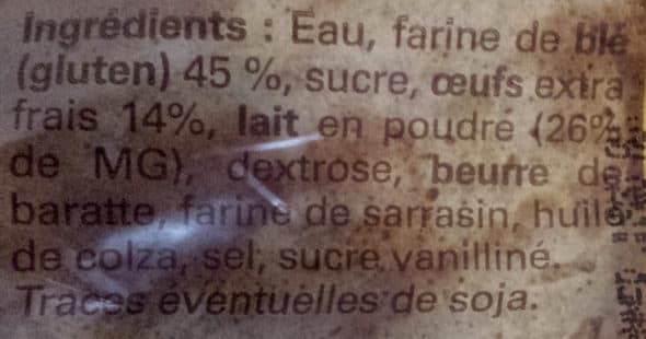 Bosser 12 Crêpes Bretonnes au froment faites à la main packshot