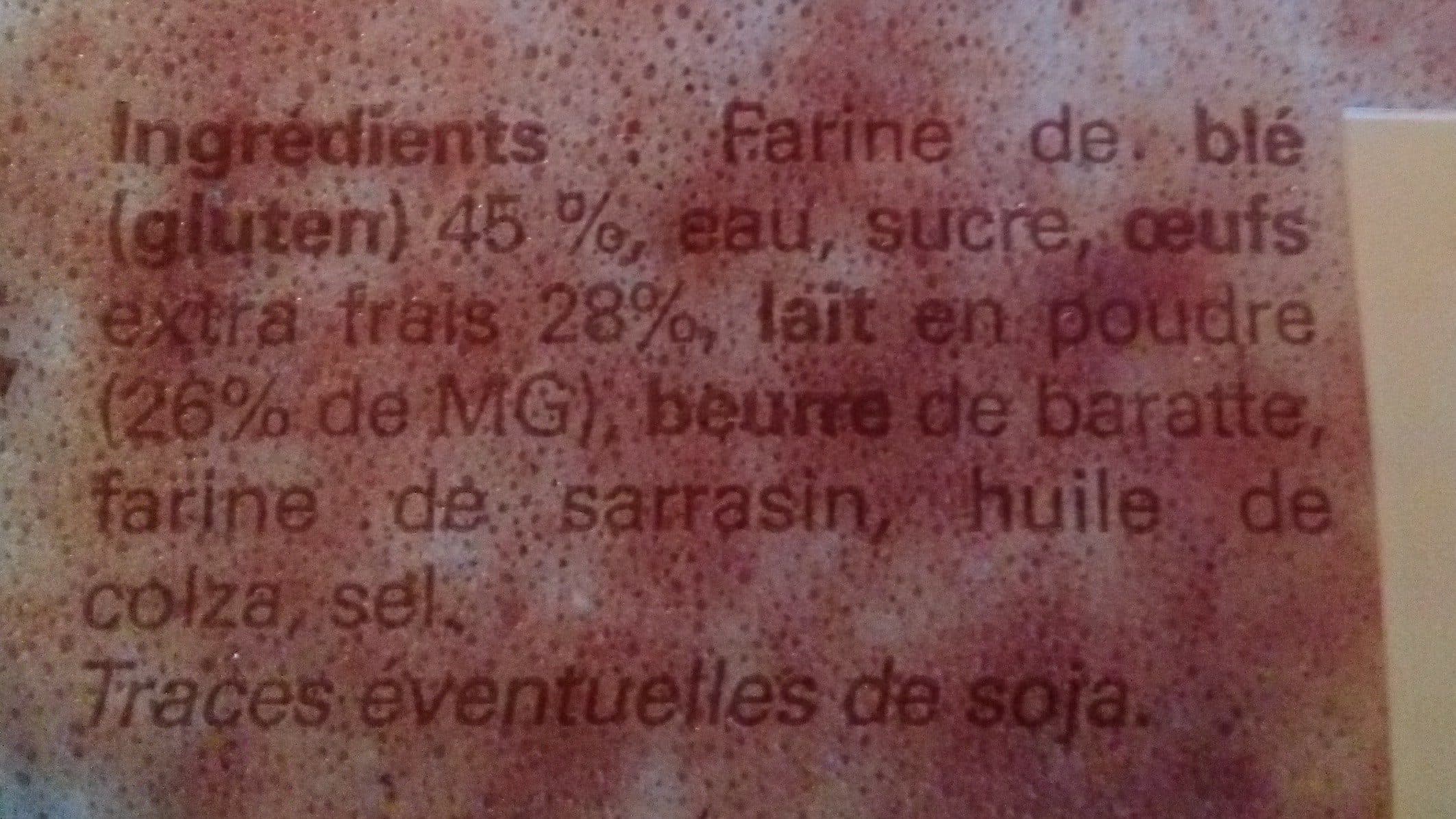 Bosser Crêpes bretonnes Bosser Au froment x12 packshot
