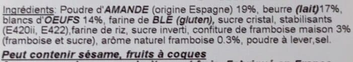 Louvat FINANCIERS framboise packshot