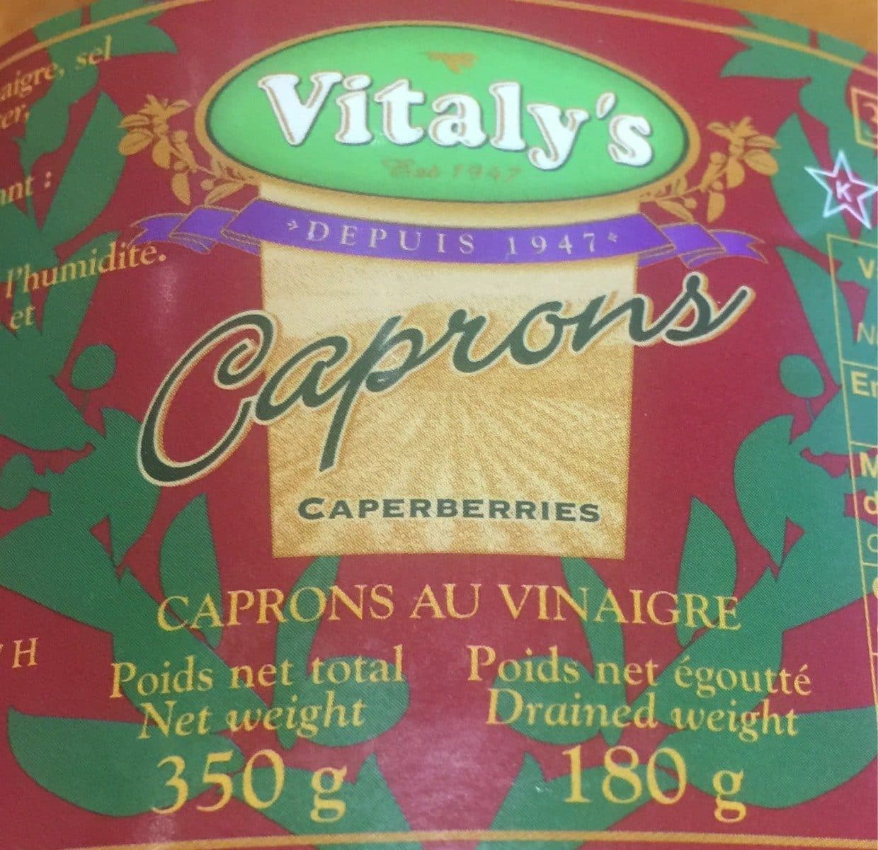 Open Food Facts Caprons packshot