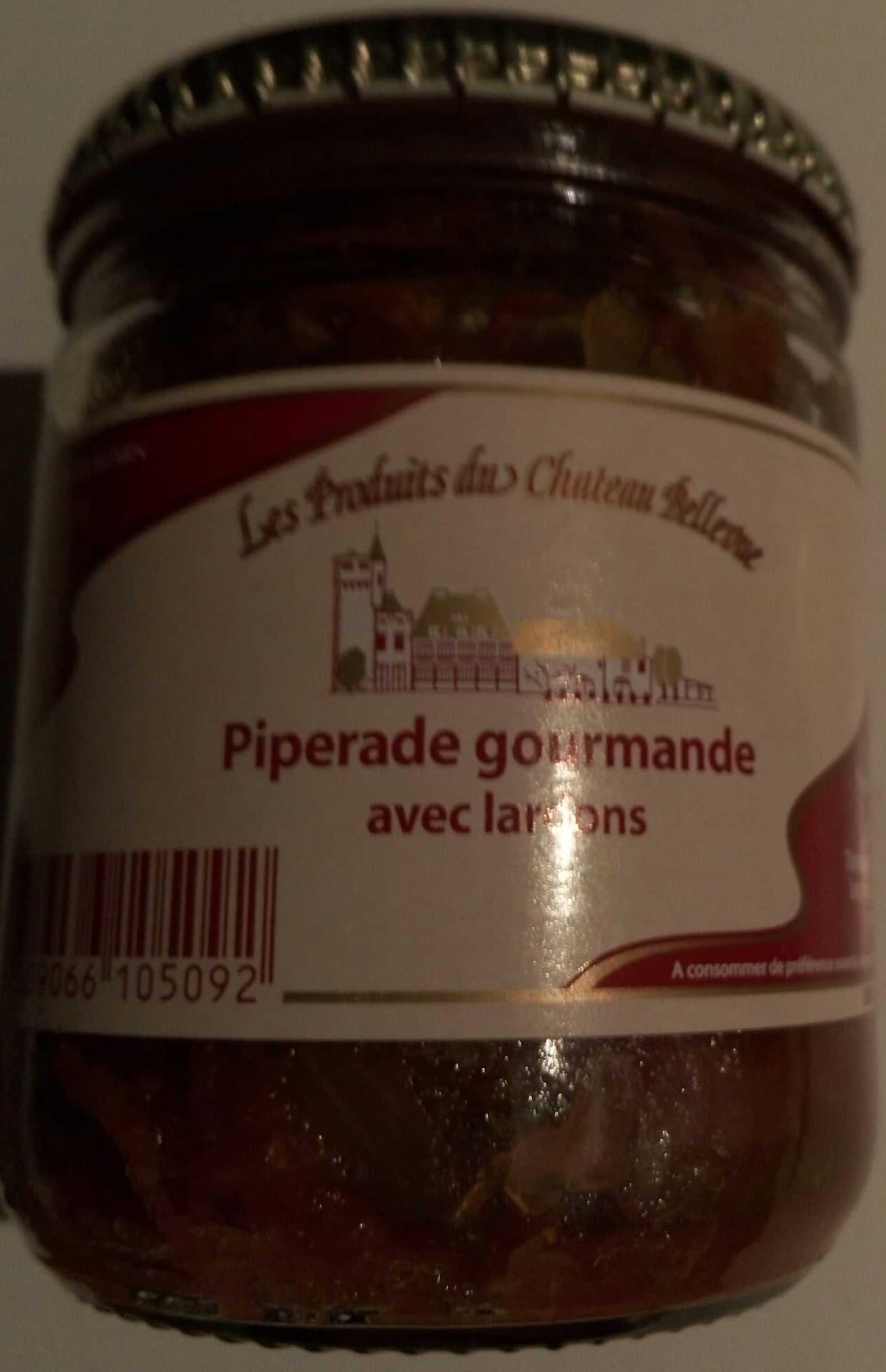 Les Produits du Chateau Bellevue Piperade gourmande avec lardons packshot