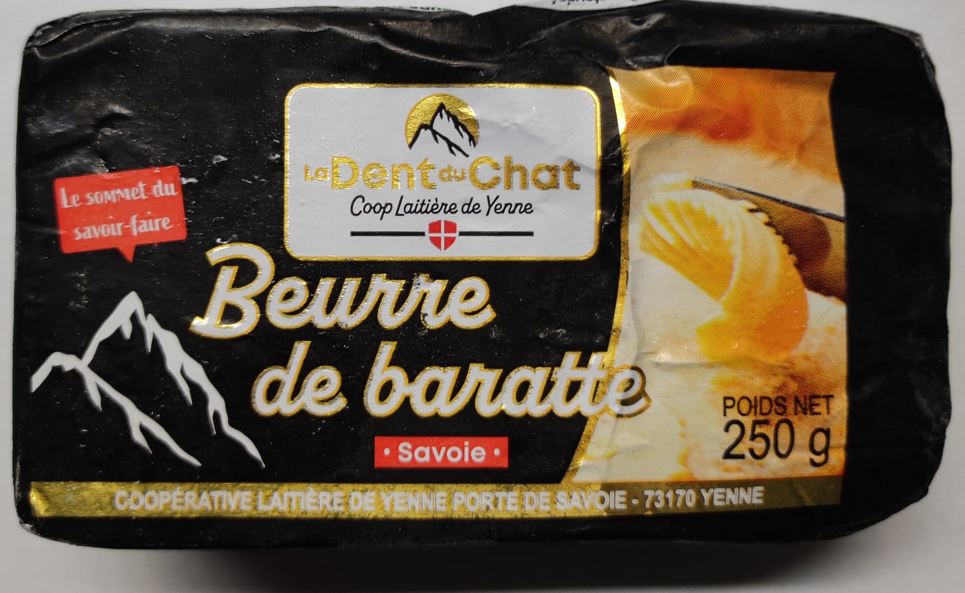La Dent Du Chat Beurre de baratte au lait pasteurisé LA DENT DU CHAT packshot