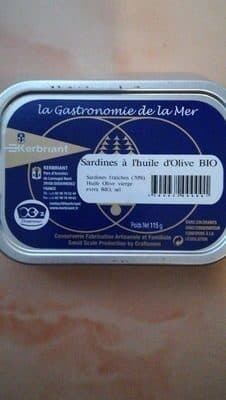 Kerbriant Sardines à l'huile d'olive BIO packshot