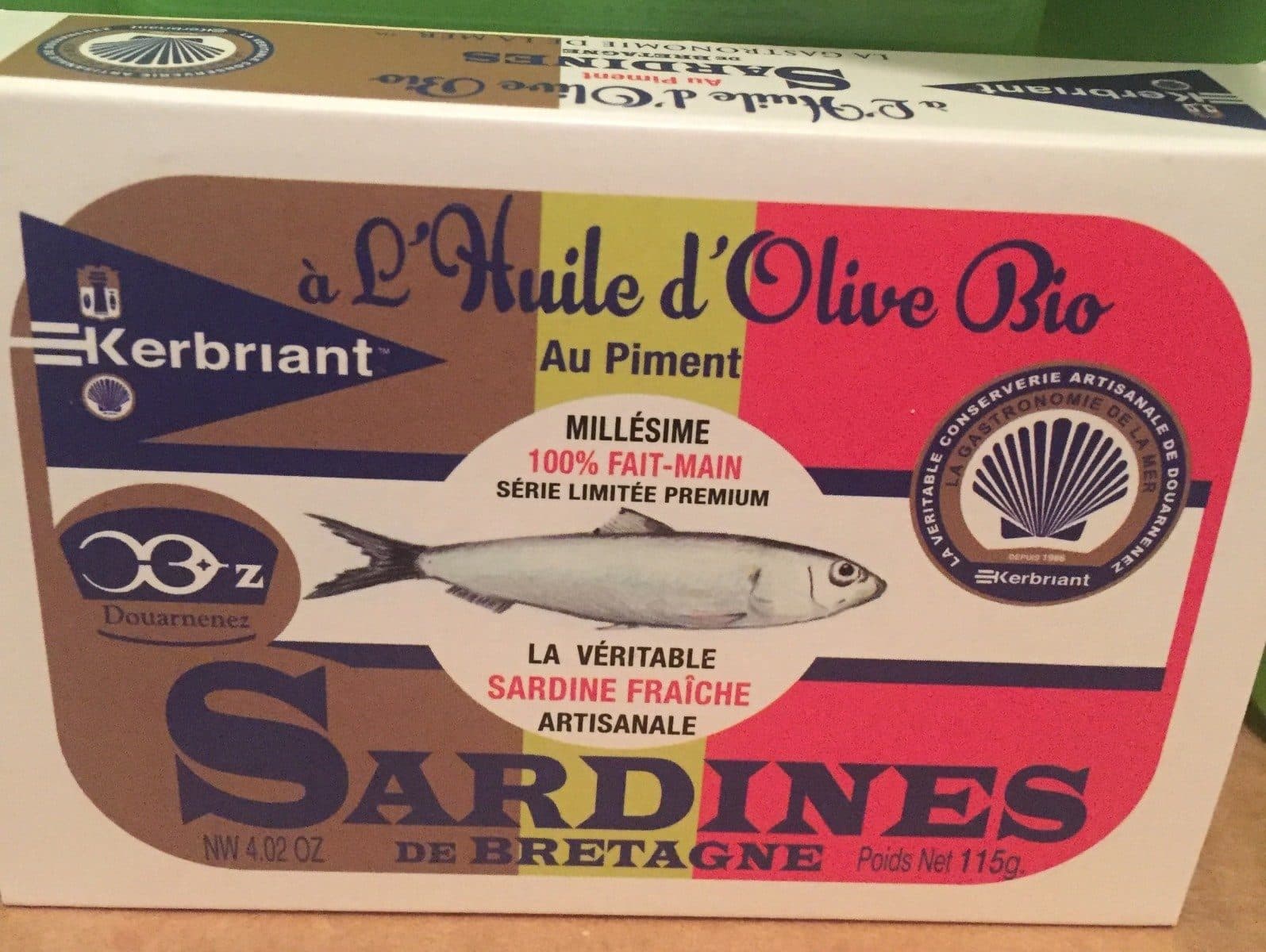 kerbriant Sardines a l'huile d'olive bio au piment packshot