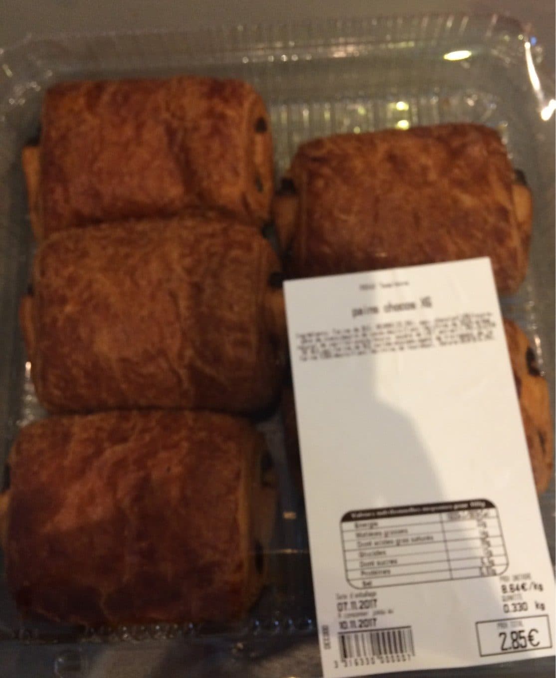 Boulangerie Leclerc Pains chocos packshot