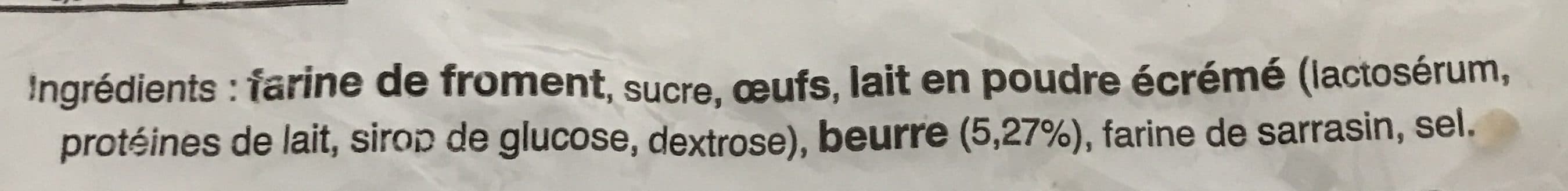 Creperie de guerledan 12 Crêpes Bretonnes Pur Beurre Du Trégor 360g packshot