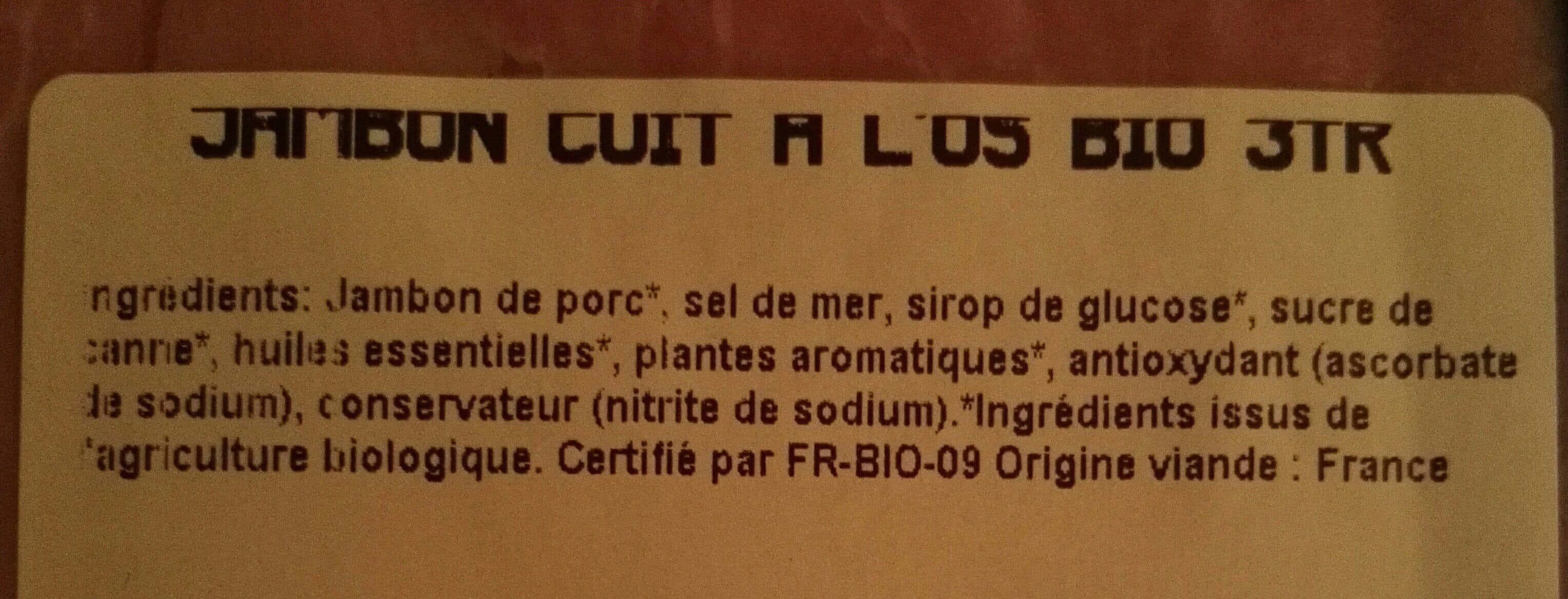 Open Food Facts Jambon cuit a l os bio packshot