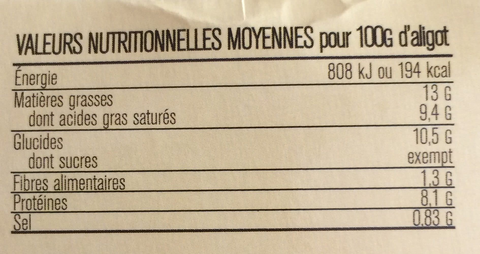 Jeune Montagne Jeune Montagne Aligot D'aubrac Frais Saucisse Doree Four 300 packshot