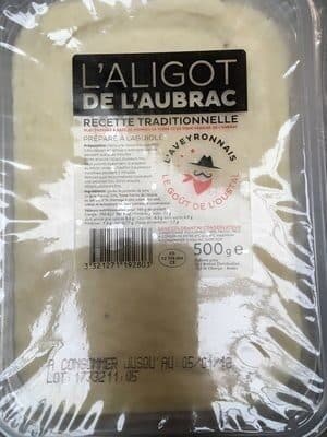 L'AVEYRONNAIS Aligot de l'aubrac packshot
