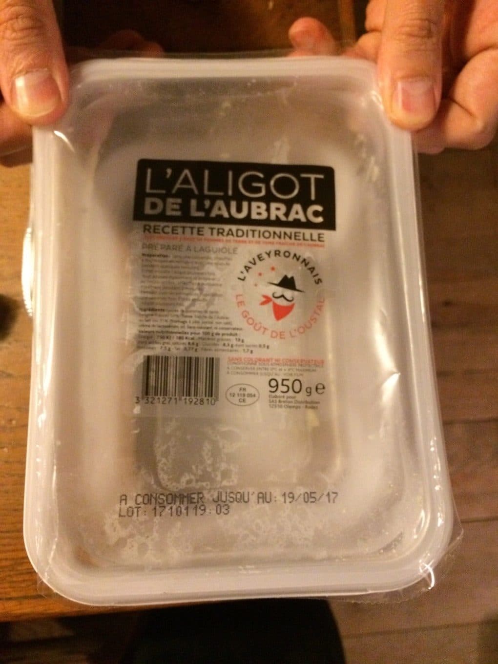 l'aveyronnais L'aligot de l'aubrac packshot
