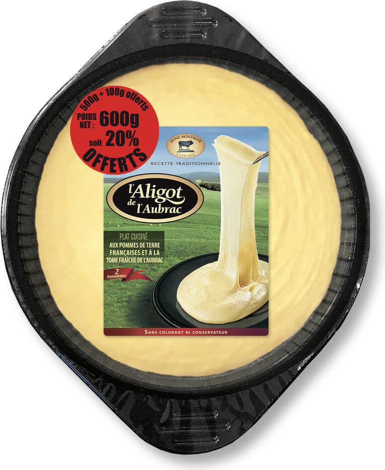 Open Food Facts ALIGOT DE L'AUBRAC 500 G TRAD+ 20 % OFFERT packshot