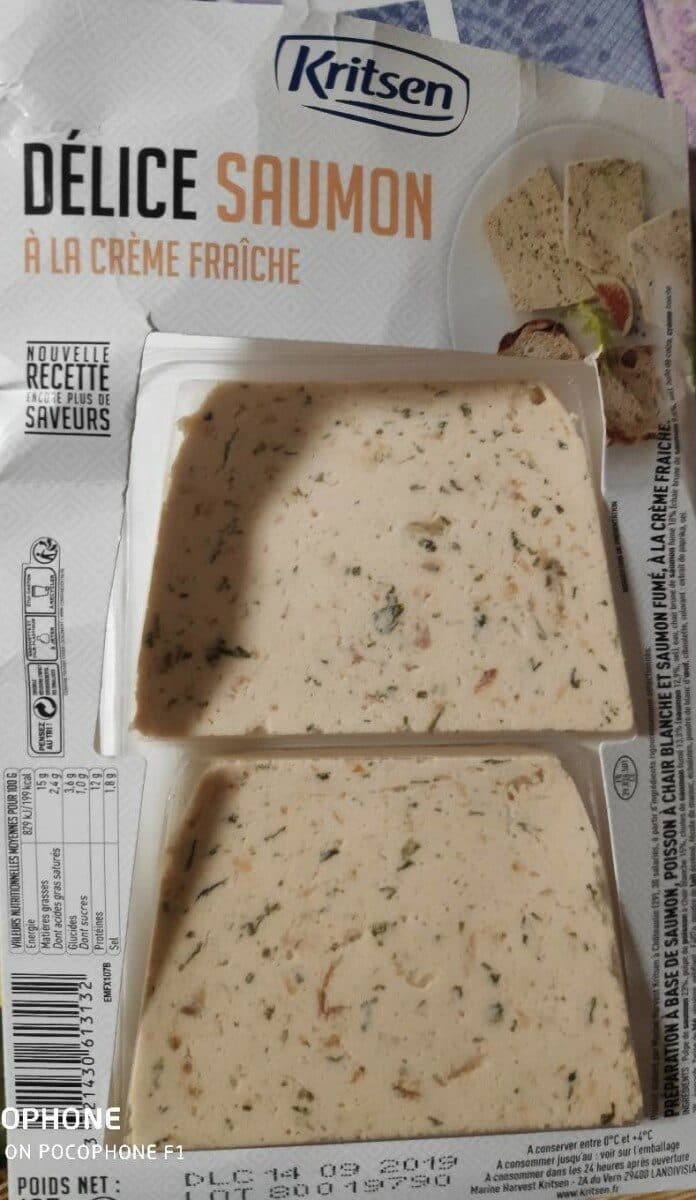 Kritsen Terrine de saumon a la creme fraiche KRITSEN, 2 tranches packshot
