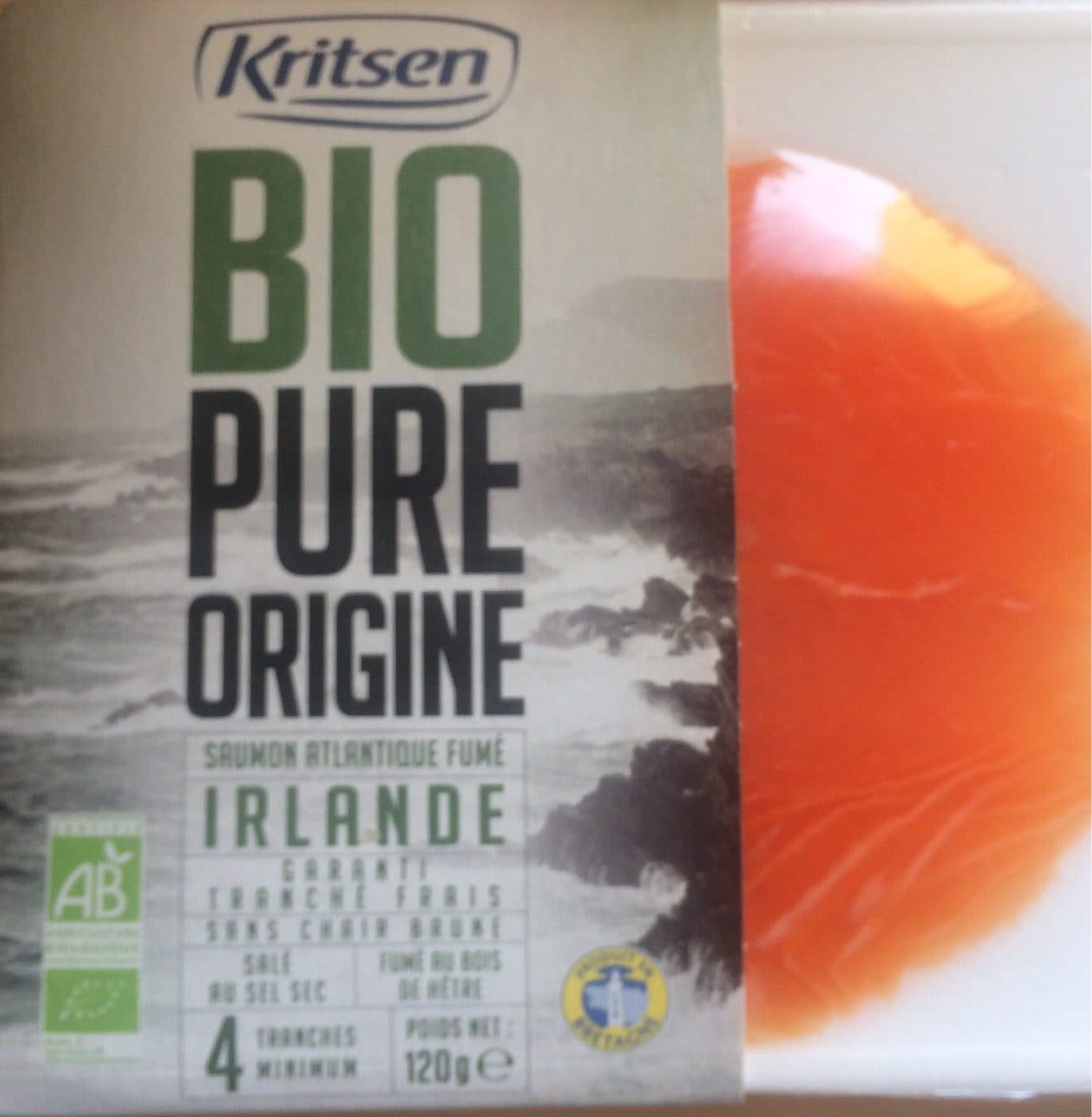 Kritsen Saumon atlantique bio fumé packshot
