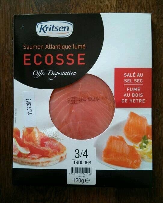 Kristen Saumon d'écosse packshot