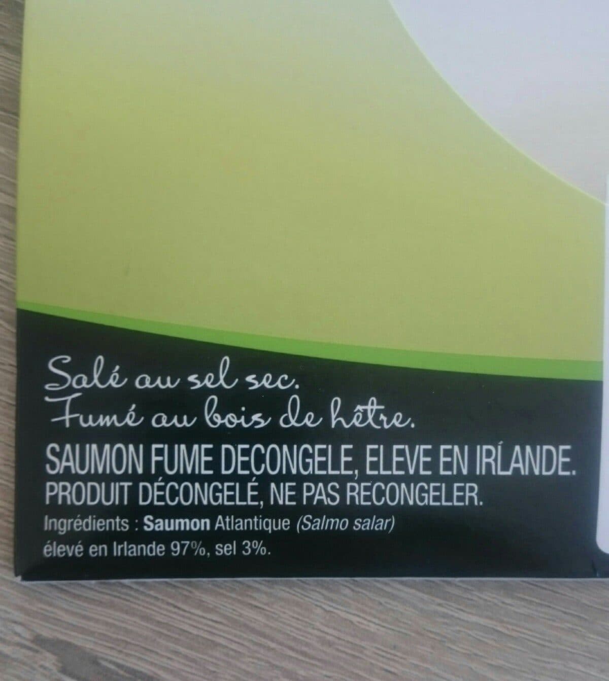 Kritsen Le saumon Irlande packshot