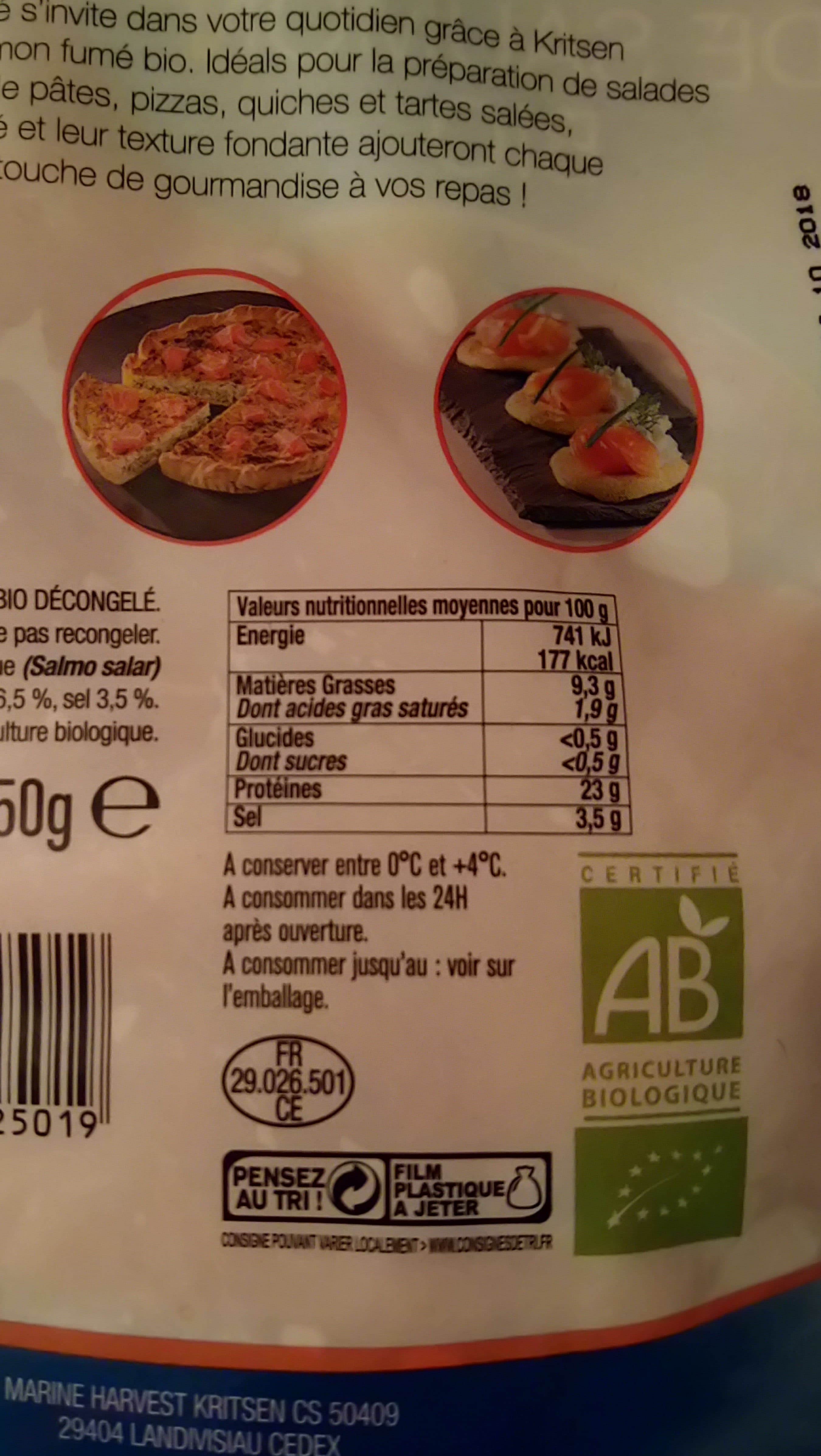 Kritsen Pétales de saumon bio packshot