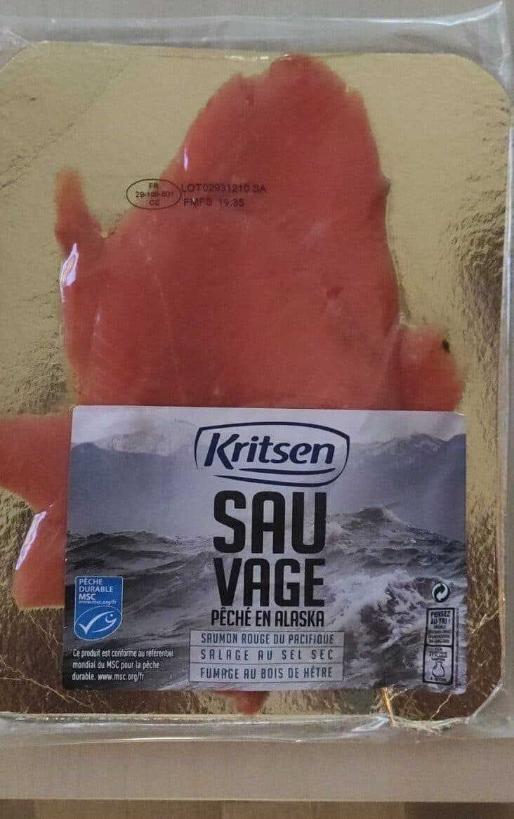 Kristen Saumon sauvage pêché en Alaska packshot