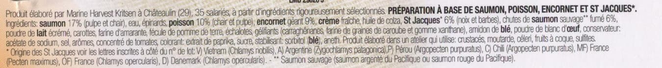 Kritsen Délice saumon St Jacques packshot