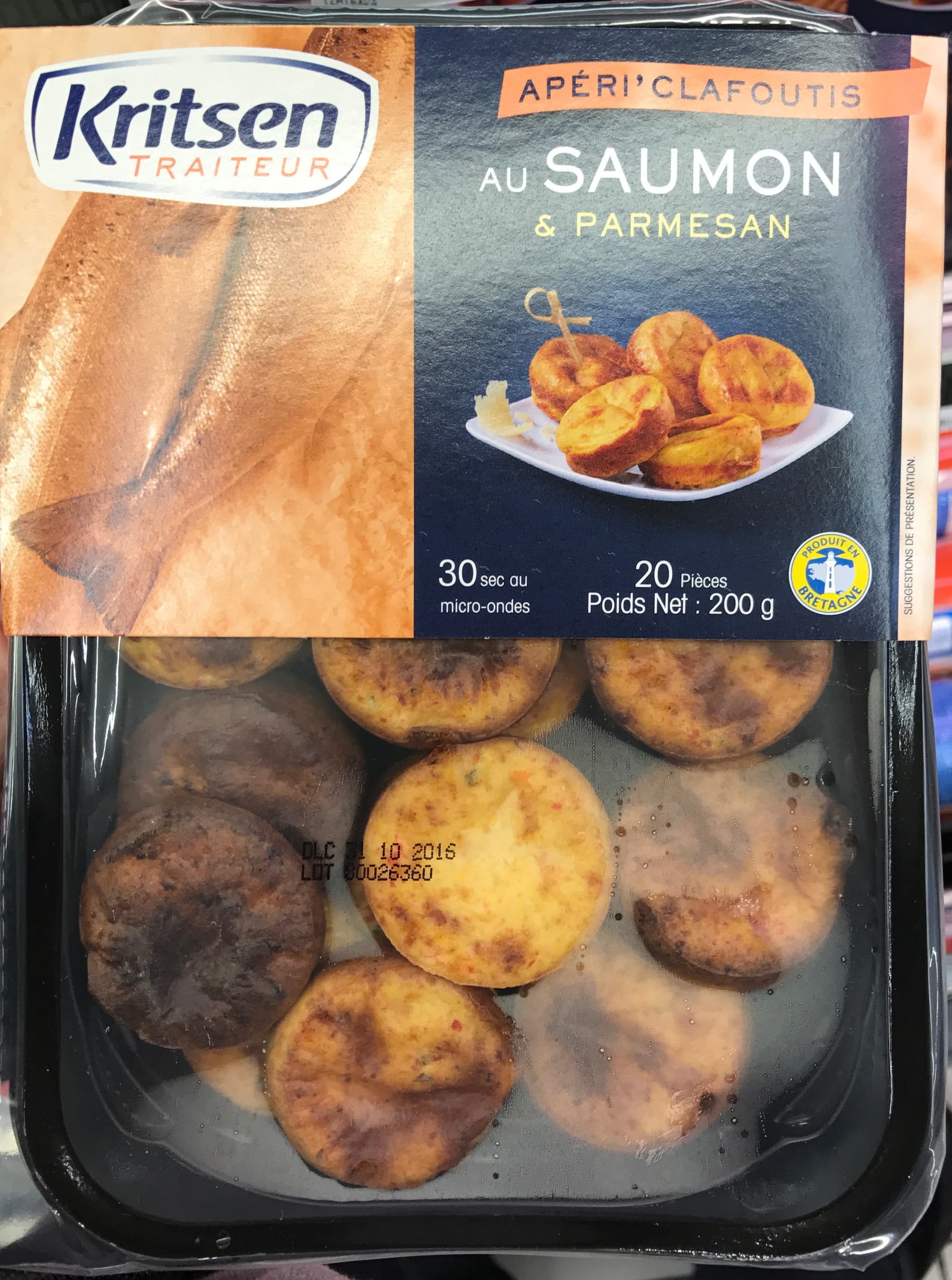 Kritsen Apéri' Clafoutis au Saumon & Parmesan packshot
