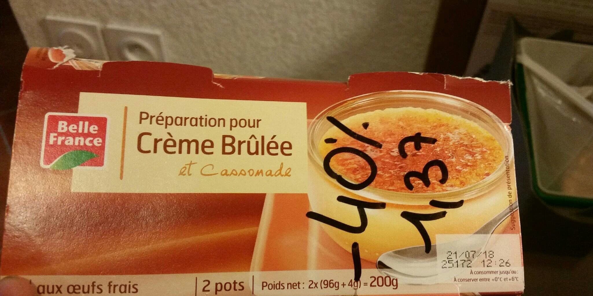 Open Food Facts Crème brulée packshot