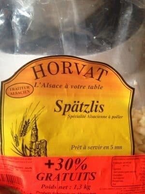Horvat Spatzlis packshot