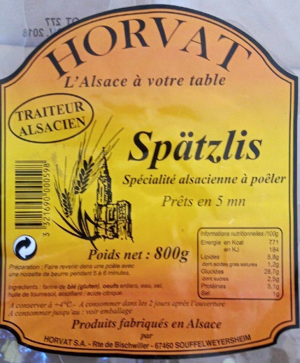 Horvat Spätzlis packshot
