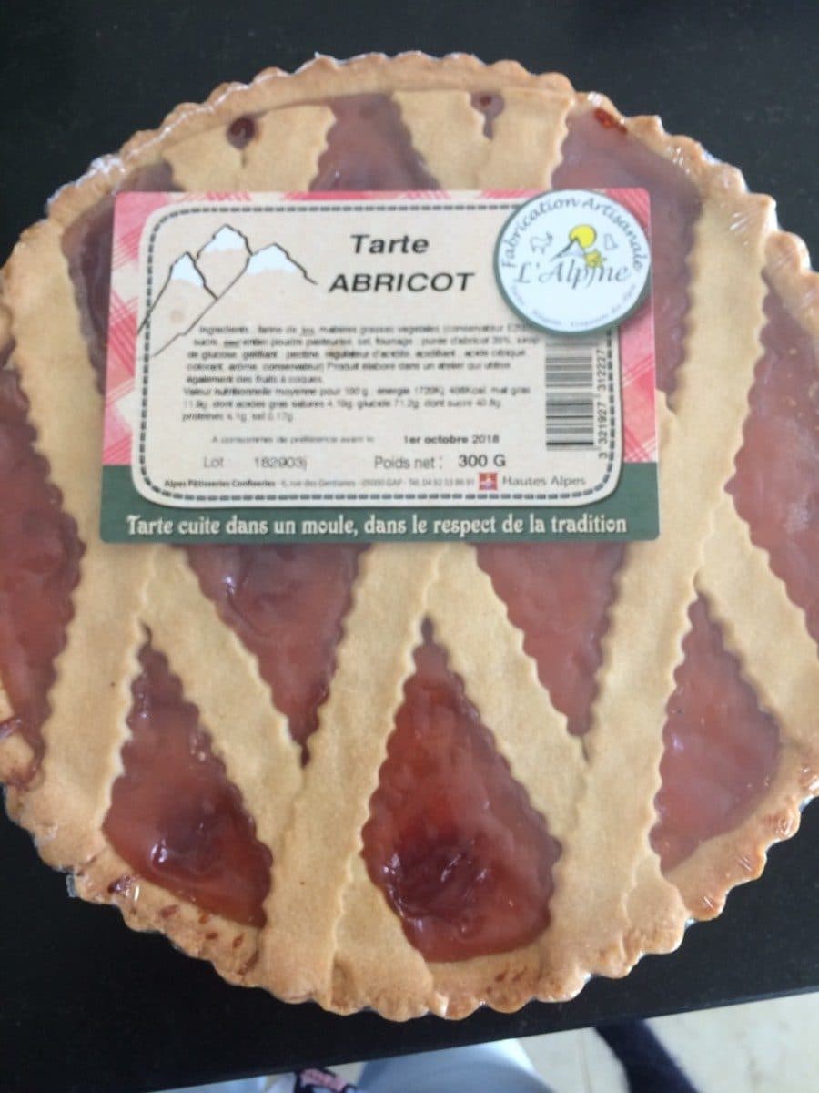 Open Food Facts Tarte alpine abricot packshot