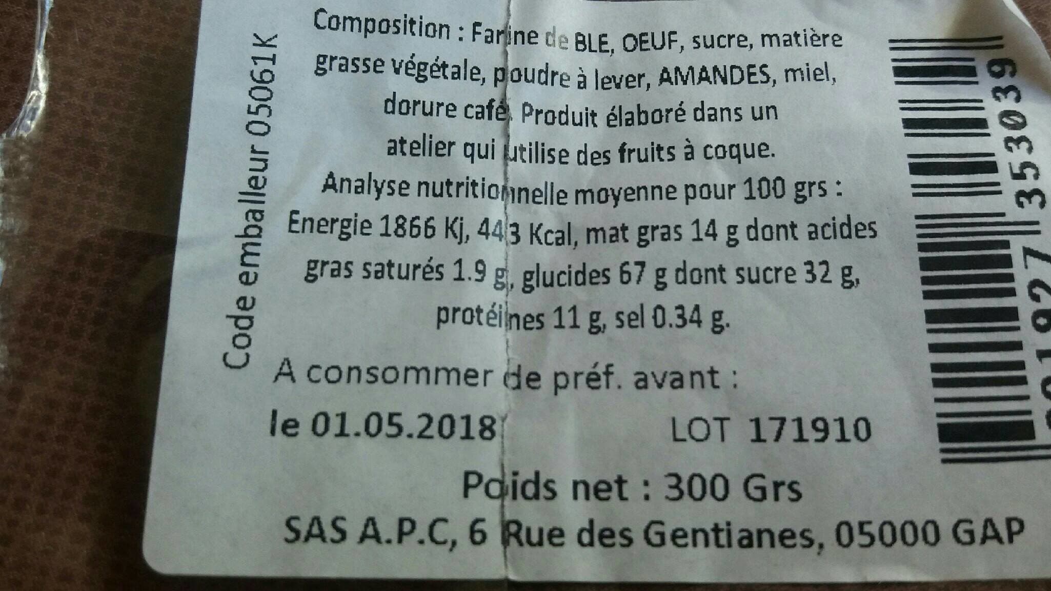 L'Alpine Croquants packshot