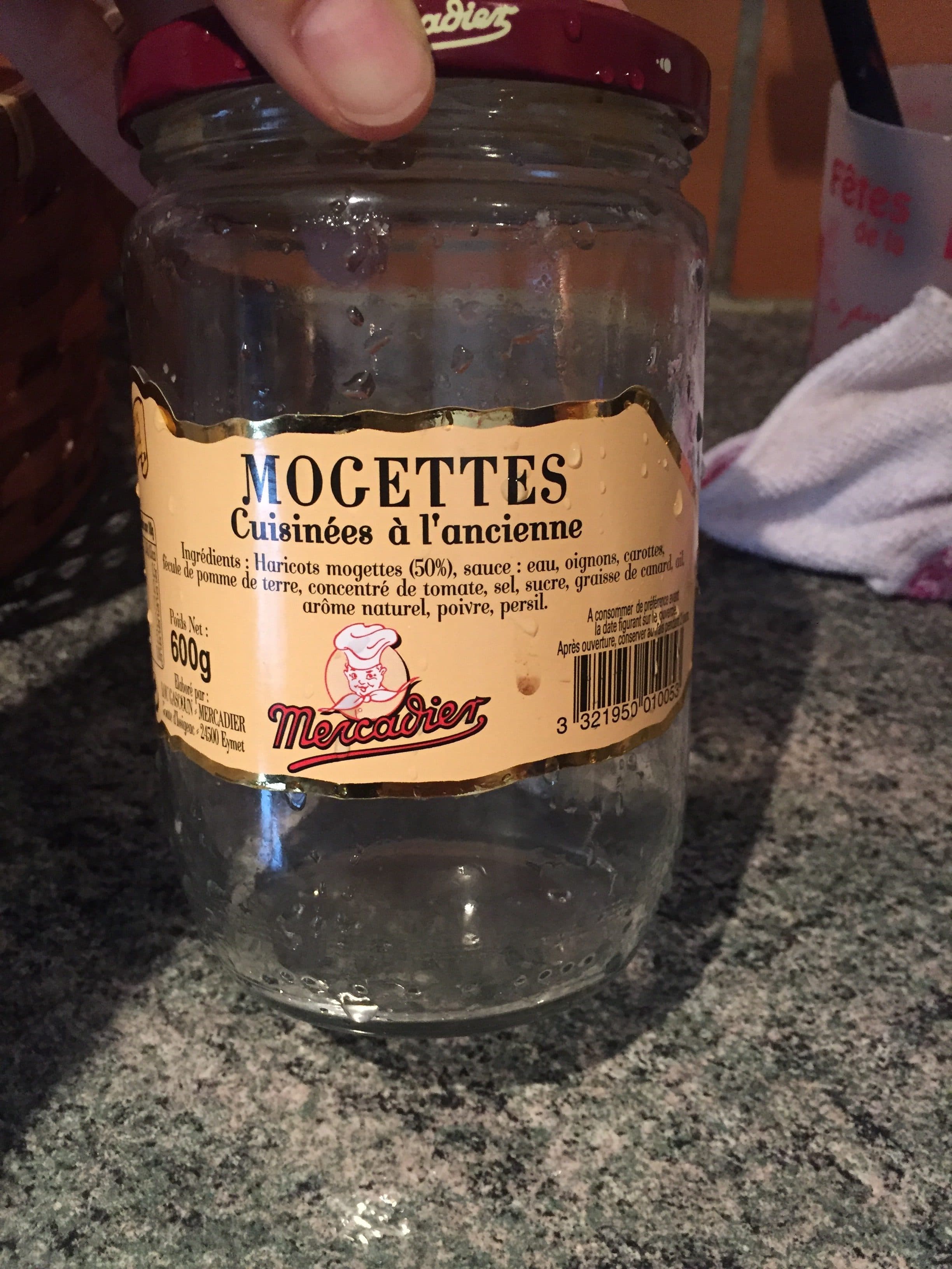 Mercadier Mogettes Cuisinées à l'Ancienne - 600 gr packshot