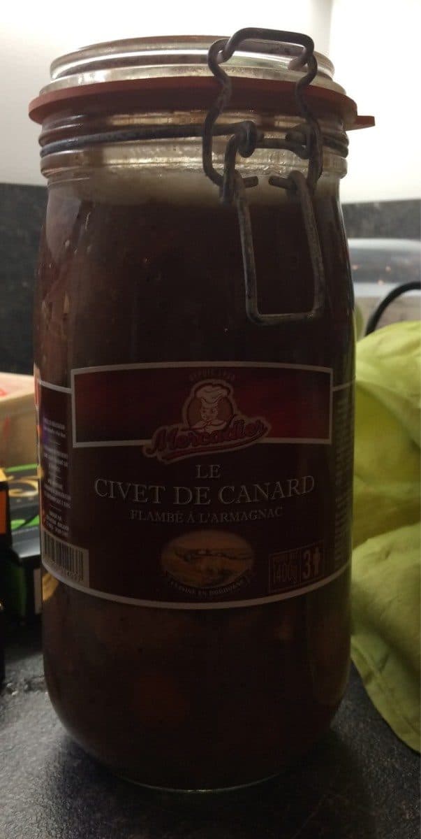 Mercadier Le civet de canard flambé à l'Armagnac packshot