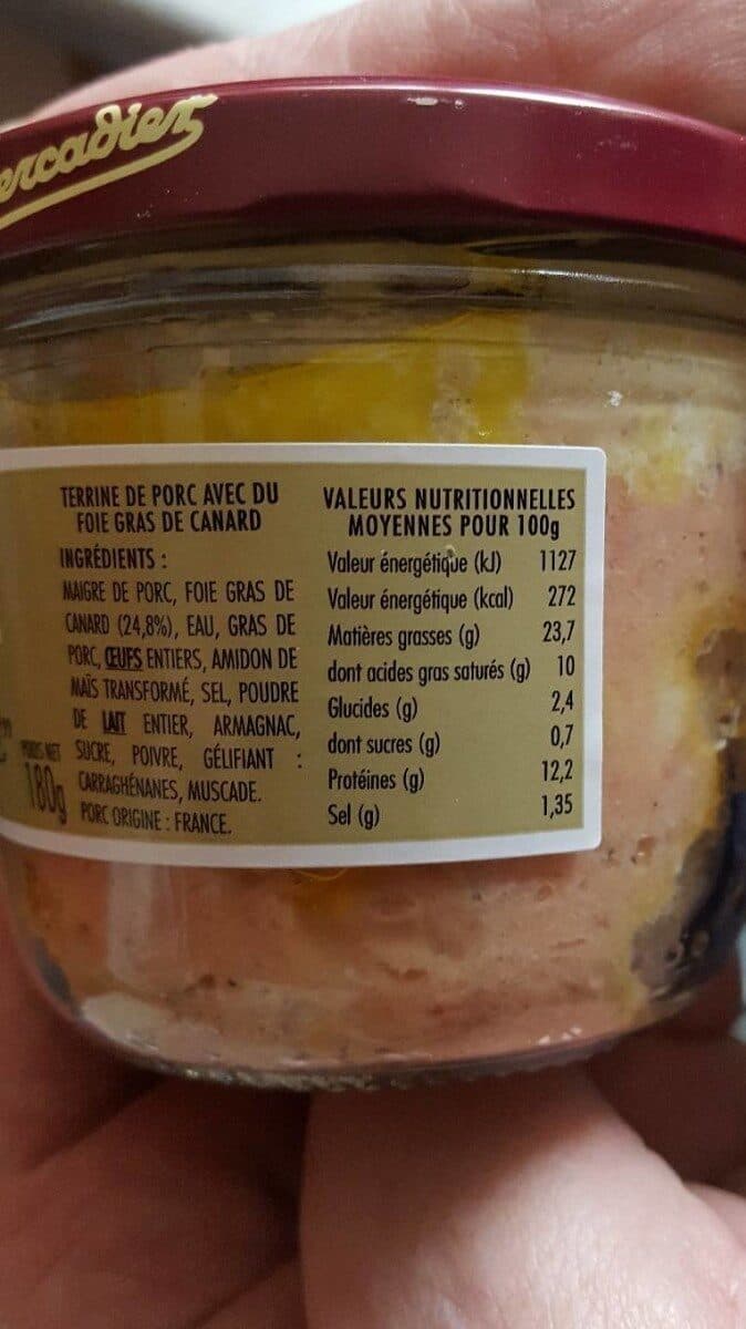 Mercadier La terrine gourmande packshot