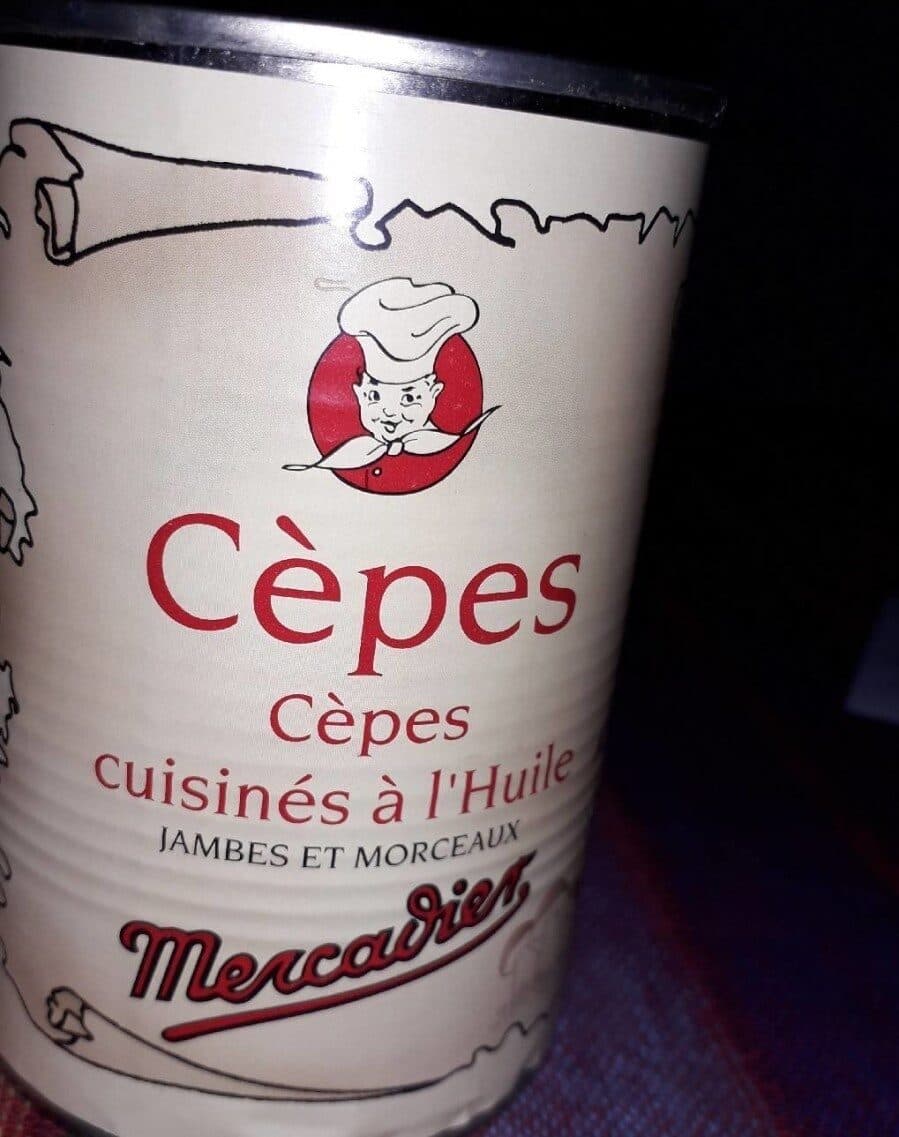 Mercadier Cèpes cuisinés à l huile packshot