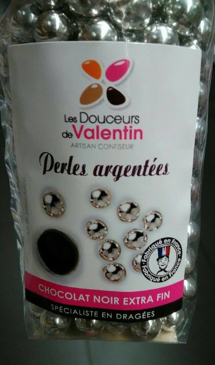 Les Douceurs de Valentin Perles Chocolat Argentées packshot