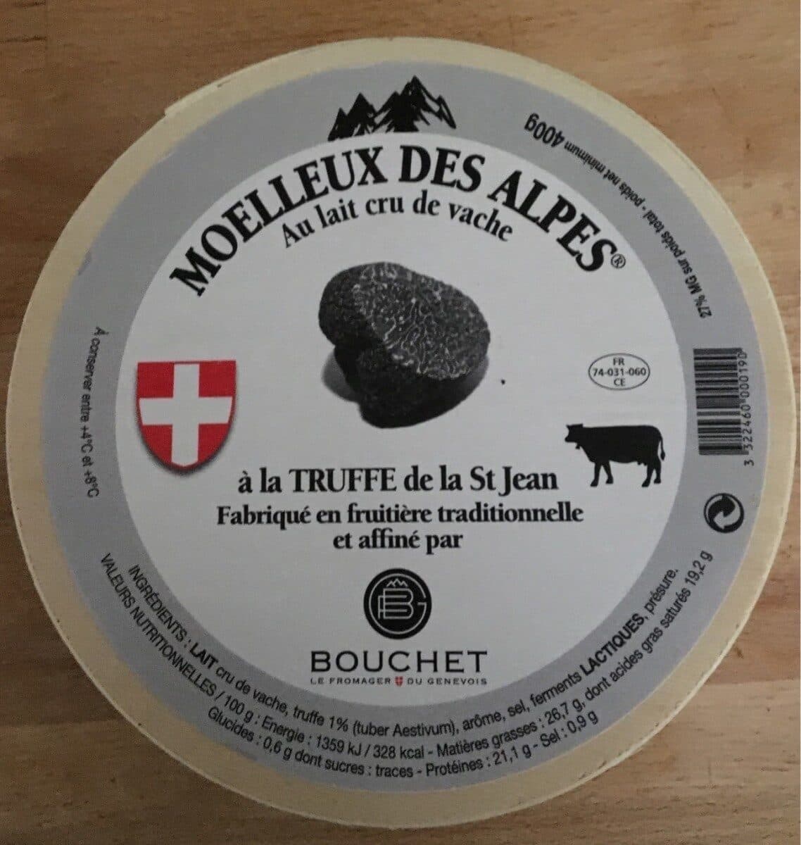 Open Food Facts Molleux des Alpes packshot
